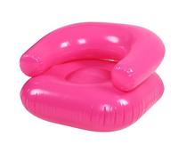 Oreilet Canapé Gonflable, canapé Gonflable Doux et Confortable en PVC Transparent pour Chambre à Coucher, Salon, Couloir, Balcon (Pink)