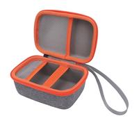 Oreilet Case Dure Lecteur Musique pour Enfants, Maintenez jusqu'à 36 Cartes Nylon Eva Voyage Transport Transport avec Une Poche Maille pour Enfants Haut-Parleur Jouent Cartes Radio Storag