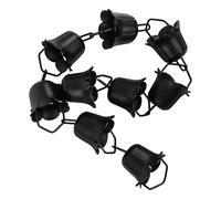 Oreilet Chaîne Pluie pour Gouttière, Attrape-Pluie Forme Fleur Alliage D'aluminium avec 9 Coupelles Pétales, Collecte d'eau et Effet Décoratif pour Drainage Extérieur du Bec Verseur