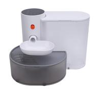Oreilet Chat Water Fountain, 3L 2000mAh Dispensateur Mangeoires à Eau Potable pour Animaux Compagnie pour Chiens, Fournitures, Amovibles, Ultra Silencieux, Faciles à Nettoyer