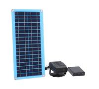 Oreilet Chauffage solaire avec panneau solaire monocristallin 30 W | Chauffage d'appoint solaire réglable pour abris d'animaux, voitures, camping, poulaillers et niches, portable