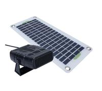 Oreilet Chauffage Solaire pour Poulailler, Kit Panneau Solaire Rechargeable pour Serre Portable et Niche pour Chien 30W pour Séchage du Chauffage Maison pour Animaux Domestiques