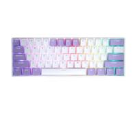 Oreilet Clavier Mécanique sans Fil, 60% 61 Touches, Clavier Bleu avec Rétroéclairage RVB, sans Fil 2,4 G, Bluetooth 3.0 5.0 Type C Filaire, 3 Modes, Clavier de Jeu Mécanique pour PC