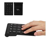 Oreilet Clavier Numérique sans Fil, 22 Touches 5.0 Ergonomic Thin Portable Scissor Foot Key Cap avec Une Vitesse de Rebond Rapide pour Mac OS (Black)