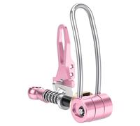 Oreilet Collier de Serrage de Tige de Selle pour Vélo Pliant 3sixty, Goupille de Dégagement Rapide pour Tige de Selle Vélo, Boulon Serrage Tube TigeSelle en Alliage D'aluminium (PINK)