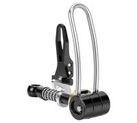 Oreilet Collier de Serrage de Tige de Selle pour Vélo Pliant 3sixty, Goupille de Dégagement Rapide pour Tige de Selle Vélo, Boulon Serrage Tube TigeSelle en Alliage D'aluminium (BLACK)