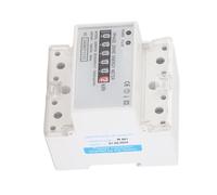 Oreilet Compteur d'énergie Générique monophasé 4P LED sur Rail Din avec Sortie d'impulsion Standard - Fiable et Précis - Compteur électronique KWh pour la Consommation 'énergie Domestique