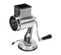 Oreilet Craque à Main Rotatif à Fromage Rotatif, Meutre à Hachoir à Noix Manuelle en Acier Inoxydable avec 5 Lames de Tambour, Broyeur de Déchiqueteur de Cuisine