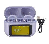 Oreilet Écouteurs sans Fil Bluetooth avec Haut-parleurs HiFi et étui de Chargement à écran Tactile LCD pour Sport, Bureau, Salle Sport, Course à Pied, écouteurs Supra-Auriculaires (Purple)