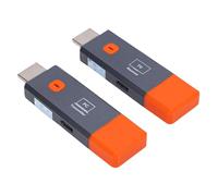 Oreilet Émetteur et Récepteur sans Fil, Kit D'extension sans Fil, Entrée de Décodage 4K, Sortie 1080P, Double Bande 2,4 G 5,8 G, pour PC, Projecteur, Boîtier TV, Moniteurs