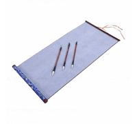 Oreilet Ensemble de Calligraphie Chinoise sans Encre, Ensemble Rouleaux Tissu Calligraphie Réutilisable sans Encre, Tapis Dessin D'écriture à l'eau pour Peinture sur Tissu Magique
