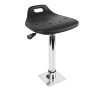 Oreilet Ensemble Piédestaux Siège Bateau, Support Soulevable 400 à 500 Mm Hauteur Réglable en Acier Inoxydable avec Siège pour Yacht, Pivotant à 360 °, Amovible, Chaise Capitaine