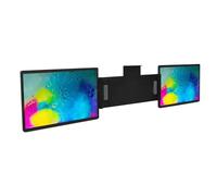 Oreilet Extension D'écran D'ordinateur Portable, 14,1 Pouces FHD 1200P IPS Double écran D'ordinateur Compatible avec Fenêtre, Détachable, Plug and Play, Accessoires Informatiques