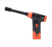 Oreilet Fauteau D'air sans Fil, amélioré 130000 Tr/Min à Haute Vitesse Turbofan électrique Mini Ventilateur Feuilles Sèches pour Clavier Cour Pelouse, élimination Neige D'hiver (ORANGE)