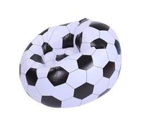 Oreilet Fauteuil Poire Gonflable, Chaise Longue Gonflable Portable PVC avec Ballon Football avec Design Ergonomique, canapé Paresseux pour Salon, Chambre à Coucher, Balcon