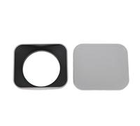 Oreilet Hotte Lentille Caméra, Alliage D'alliage Aluminium CNC Protection D'objectif Calcul Barre du Capuchon avec Capuchon, Blocage Lumière Efficace et Anti-réflexion (49 mm)