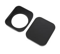 Oreilet Hotte Lentille Caméra, Alliage D'alliage Aluminium CNC Protection D'objectif Calcul Barre du Capuchon avec Capuchon, Blocage Lumière Efficace et Anti-réflexion (52 mm)