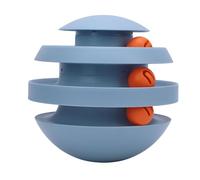 Oreilet Jouet à Boule de Chat, Plate-Forme à Balle à 360 ° Balle de Morsure, Jouet Interactif de Chat pour Améliorer l'exercice et Le Développement, L'ennui de Roue de Chaton Intérieur