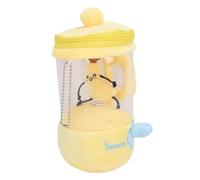 Oreilet Jouet en Peluche Presse-Agrumes, Pendentif de Dessin animé Doux en Peluche avec Accessoire de Fruits Interchangeables, Porte-clés Rotatif à Cordon pour Sac d'enfants (Banane)