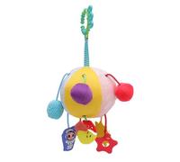 Oreilet Jouet Sensoriel pour bébé, Balle de Préhension pour le Développement Nourrisson avec Hochet et Motifs Géométriques, Balle en Tissu Doux pour Voiture Berceau, Jouet éducatif