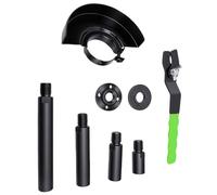 Oreilet Kit de Fixation pour Meuleuse d'angle, Bielle d'arbre 'extension de Meuleuse 'angle 1,96 2,75 3,93 5,5 Pouces avec écrou à Bride, clé à Molette, pour Meuleuses de 4-1/2 Pouces