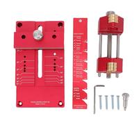 Oreilet Kit Gabarit D'affûtage Burin, Guide D'affûtage Plan Burin en Alliage D'aluminium avec Fixation D'angle et Compteur, Outil Travail du Bois, Affûteur Lame Raboteuse