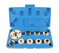 Oreilet Kit Guide Routeur, Jeu Guidage Modèle Routeur en Laiton 11 PCS avec étui Transport pour le Travail du Bois, avec un Cône Centrage Routeur, une Broche, des Accessoires