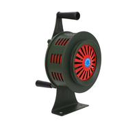 Oreilet Klaxon Sirène à Manivelle, Sirène D'alarme d'urgence en Alliage D'aluminium avec Volume Réglable 120 DB, Klaxon à Air Tornade d'urgence Manuel pour l'auto-sécurité la Maison