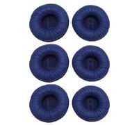 Oreilet Lot de 6 Coussinets d'oreille en Mousse à Mémoire de Forme épaisse en Cuir protéiné pour Casque Tune 600BTNC 660NC 510BT T450BT T500BT (Blue)