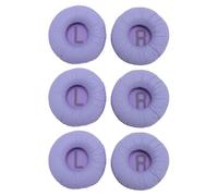 Oreilet Lot de 6 Coussinets d'oreille en Mousse à Mémoire de Forme épaisse en Cuir protéiné pour Casque Tune 600BTNC 660NC 510BT T450BT T500BT (Purple)