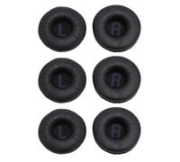 Oreilet Lot de 6 Coussinets d'oreille en Mousse à Mémoire de Forme épaisse en Cuir protéiné pour Casque Tune 600BTNC 660NC 510BT T450BT T500BT (Black)