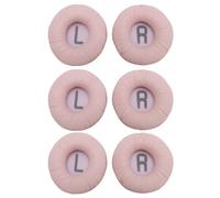 Oreilet Lot de 6 Coussinets d'oreille en Mousse à Mémoire de Forme épaisse en Cuir protéiné pour Casque Tune 600BTNC 660NC 510BT T450BT T500BT (Rose Clair)