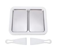 Oreilet Machine à Crème Glacée Roulée, Nouvelle Plaque de Congélation Instantanée en Acier Inoxydable 2026 avec 2 Grattoirs, Rouleaux de Crème Glacée Faits Maison Faciles à Bricoler