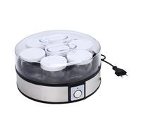 Oreilet Maker de Yogourt Probiotique, Moteur Yogourt électrique 20W avec 7 Pots de Yogourt de 180 Ml, Machine de Fabricant de Yogourt Portable pour le Pouding Milk-shake à la Maison