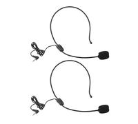 Oreilet Microphone Serre-tête, avec Prise Jack 3,5 Mm | Corps ABS, Câble de 1,05 M pour Scène, Parole, Enseignement, Compatible avec Amplificateur, Haut-parleur, Carte Son