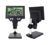 Oreilet Microscope électronique Numérique, écran HD 5,5 Pouces, Loupe Pièce Monnaie à Grossissement 1080P 1000X 8 Lumières LED Réglables, pour Réparation du Système D'exploitation