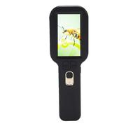 Oreilet Microscope Numérique Portable, Loupe Numérique Portative 5X-500X avec Double Objectif, écran HD de 3,0 Pouces, Loupe de Poche pour Microscope Marco pour L'observation (Black)