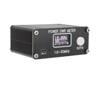 Oreilet Nouveau Compteur SWR de 150W, 1,6 à 50 MHz HF Complexe Précis du Compteur de Puissance D'Onde Durable avec Affichage Numérique pour Onde Debout à Ondes Courtes