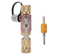 Oreilet Outil de Retrait de Noyau de Valve, Extracteur de Noyau de Valve CVC, Outil de Maintenance de de à Port Latéral de 5/16" pour R1234yf R410 R22 R12 R407 R404 R32
