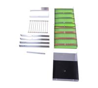 Oreilet Outils D'orpaillage avec Boîte à écluse Pliante en Or de 50 Pouces