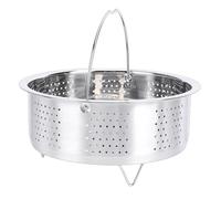Oreilet Panier Vapeur, Insert de Cuisson Vapeur en Acier Inoxydable pour Casserole Autocuiseur, Panier pour Cuiseur à Riz et Légumes avec Poignée, pour Légumes, Poissons, Fruits Mer (20cm)