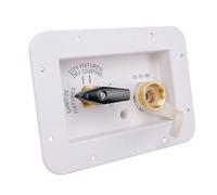 Oreilet Panneau Service Eau de Camping-Car MANRV101 RF 4 Fonctions | 3 Positions Robinet en Laiton à Faible Teneur en Plomb, Panneau Commutation D'alimentation en Eau pour le Remplissage