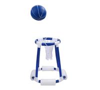 Oreilet Pool Basketball Hoop, Sécurité Game Basket-Ball Piscine Flottante avec Pompe et 2 Balles, Jeux Jouets Natation d'été pour Piscine Extérieure Jouent aux Enfants aux Adultes