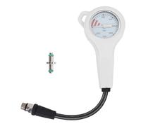 Oreilet Pression DE Plongée Glow dans Le Montre DE Pression DE Scuba DARBA avec Tuyau, Mini Console DE Plongée sous-Marine Submersible à Cadran Blanche BCD pour Plongée sous-Marine (15 cm)