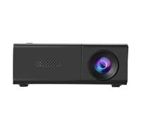 Oreilet Projecteur Compact 1080P, Correction Automatique Trapèze, Mini Projecteur Film Portable en Plein Air avec Haut-Parleur Stéréo, Télécommande, Cinéma Maison (Prise UE)