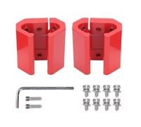 Oreilet Rail Boîte à Outils, Support D'adaptateur Rail en Alliage D'aluminium avec Vis Réglage, Supports D'adaptateur Latéral Boîte à Outils, Supports D'Outils D'atelier