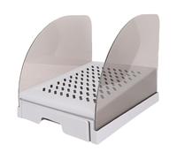 Oreilet Rampe pour Chat pour Bac à Litière, Rampe pour Chat à Hauteur Réglable, Escabeau surélevé avec Tiroir et Déflecteurs, Anti-traçage, Facile à Nettoyer, pour Petites Personnes âgées (Gray)