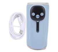 Oreilet Réchauffeur Bouteille Portable pour Voyage, 11 Réglages Température Rechargeable Chauffage Rapide Lait pour bébé avec Affichage LED Lumière Nocturne pour Lait Maternel (BLUE)