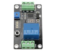 Oreilet Relais temporisé, Module de Relais temporisé, Retardateur Autobloquant, Interrupteur Horaire Marche/arrêt, Minuterie Super 555, pour Maison Intelligente, Contrôle Industriel (DC12V)