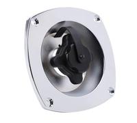 Oreilet RV City Water Inlet with Check Valve, Chrome Plated | Raccord à connexion rapide, trou découpé de 90 mm, raccordement d\'eau douce, yacht de camping-car